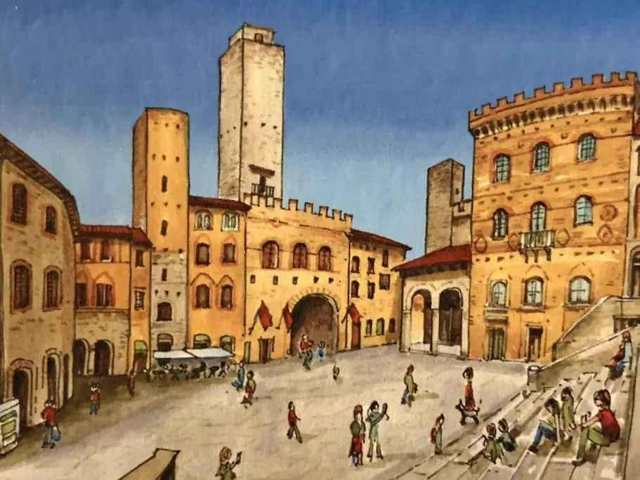 Lovely 2 Bedroom In San Gimignano Historic Center 0*,  Italy