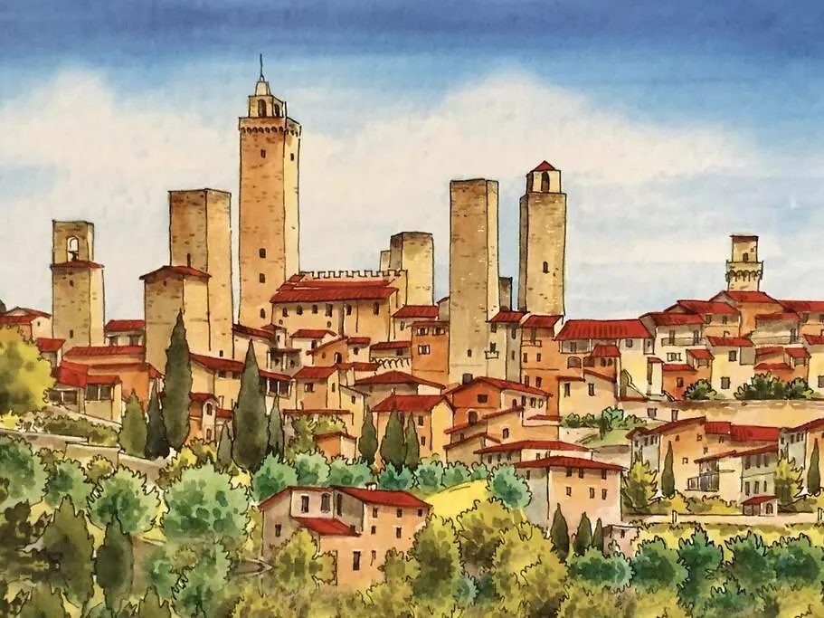 Lovely 2 Bedroom In San Gimignano Historic Center 0*,